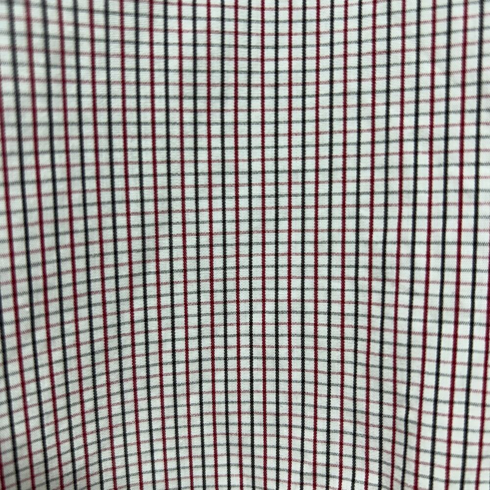 Everlane Long Sleeve Button Down Shirt Mens XL Cotton Striped Red Cream Preppy - Picture 6 of 8